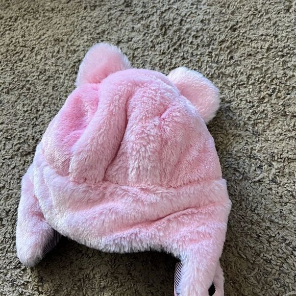 Lazy One Kids Pink Bear Hat- Medium - Picture 6 of 6